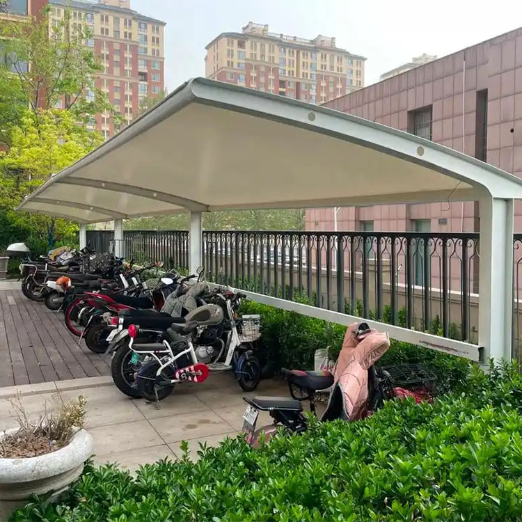 祥云县膜结构电动车棚